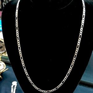 Fígaro 22” link chain in silver (4mm)